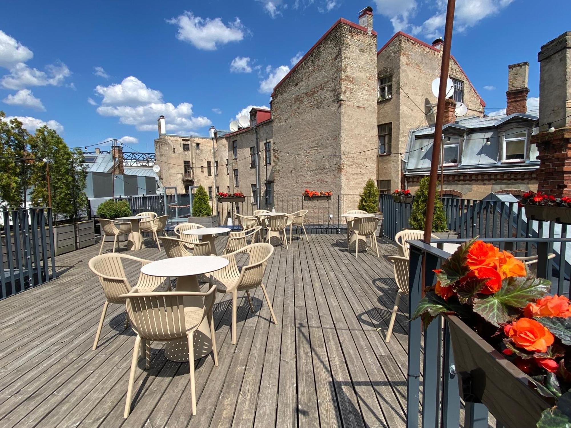فندق بولمان ريغا أولد تاون المظهر الخارجي الصورة Rooftop terrace