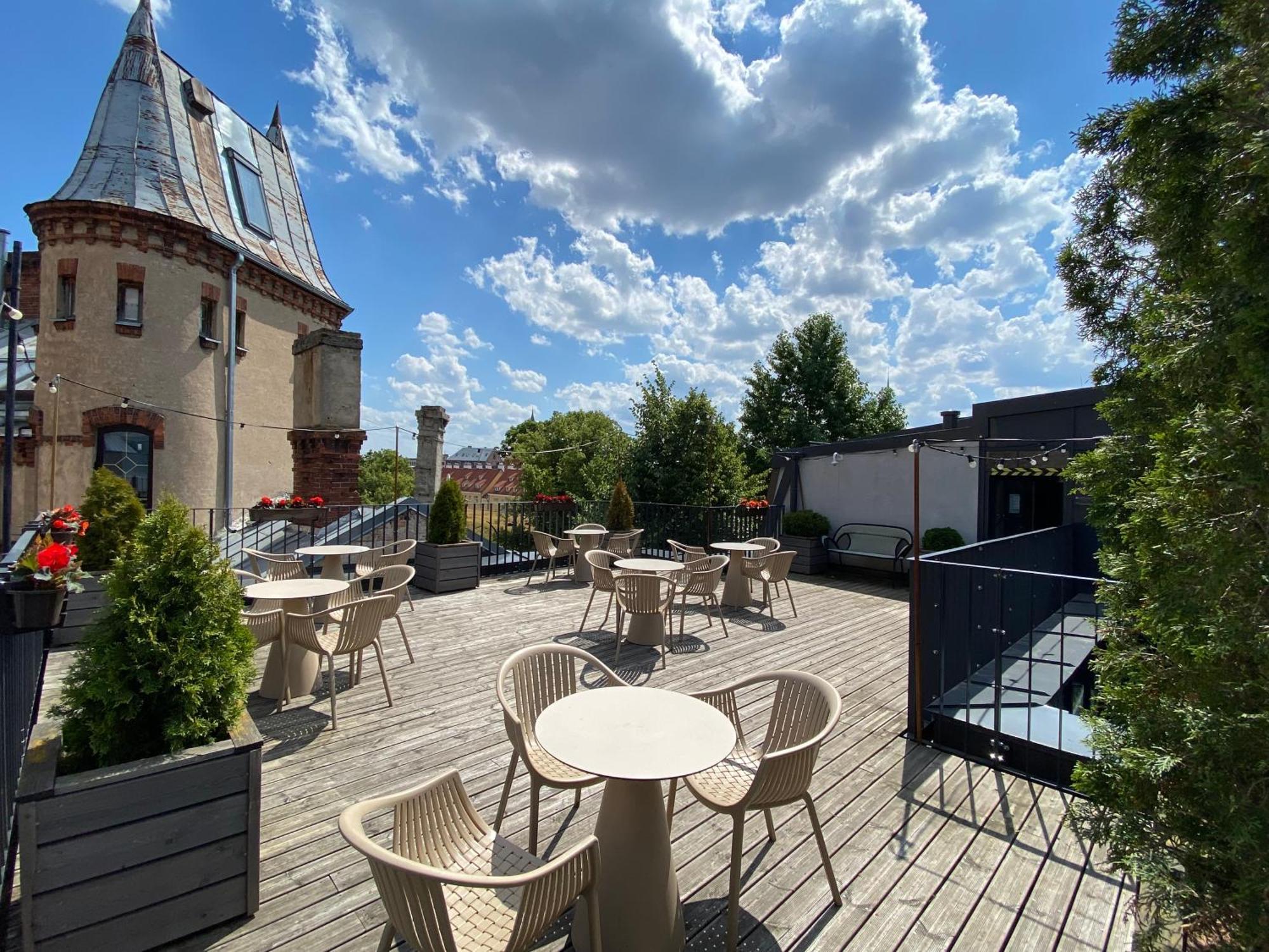 فندق بولمان ريغا أولد تاون المظهر الخارجي الصورة The rooftop terrace at the hotel